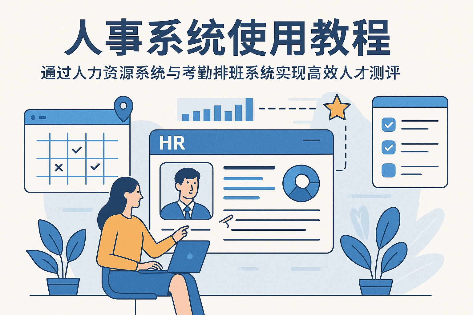 人事系统使用教程:通过人力资源系统与考勤排班系统实现高效人才测评