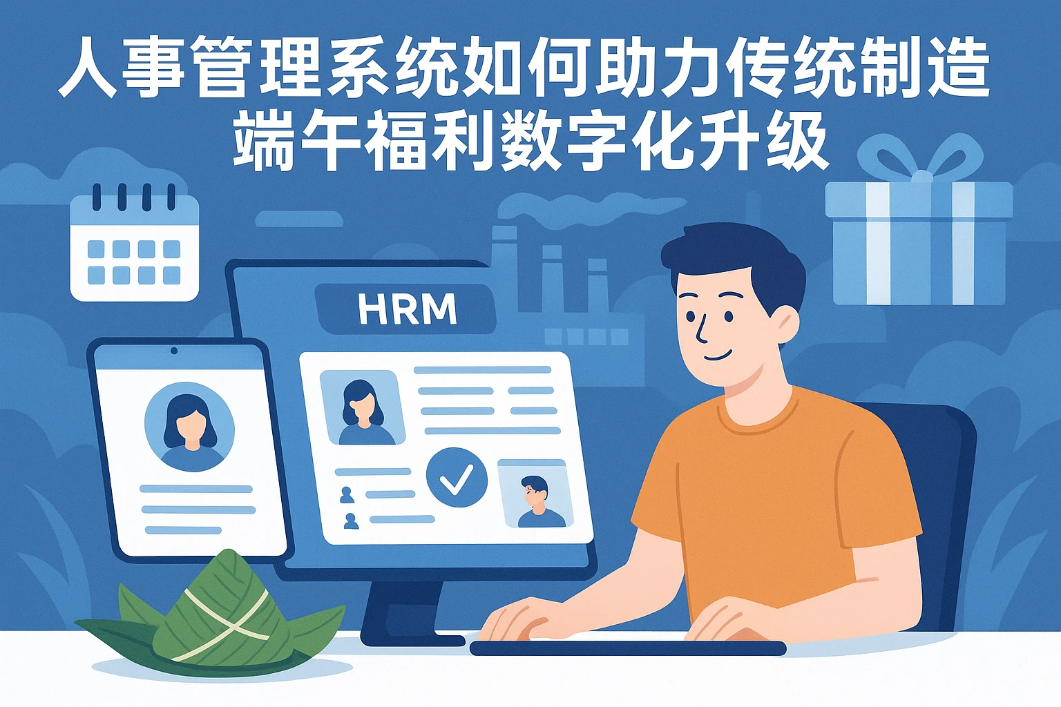 人事管理系统如何助力传统制造业端午福利数字化升级