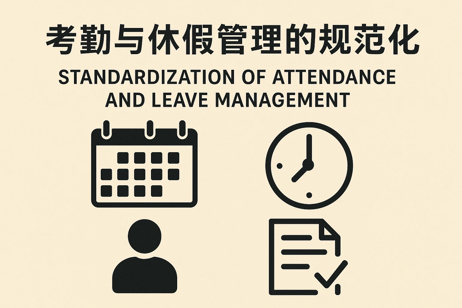 考勤与休假管理的规范化