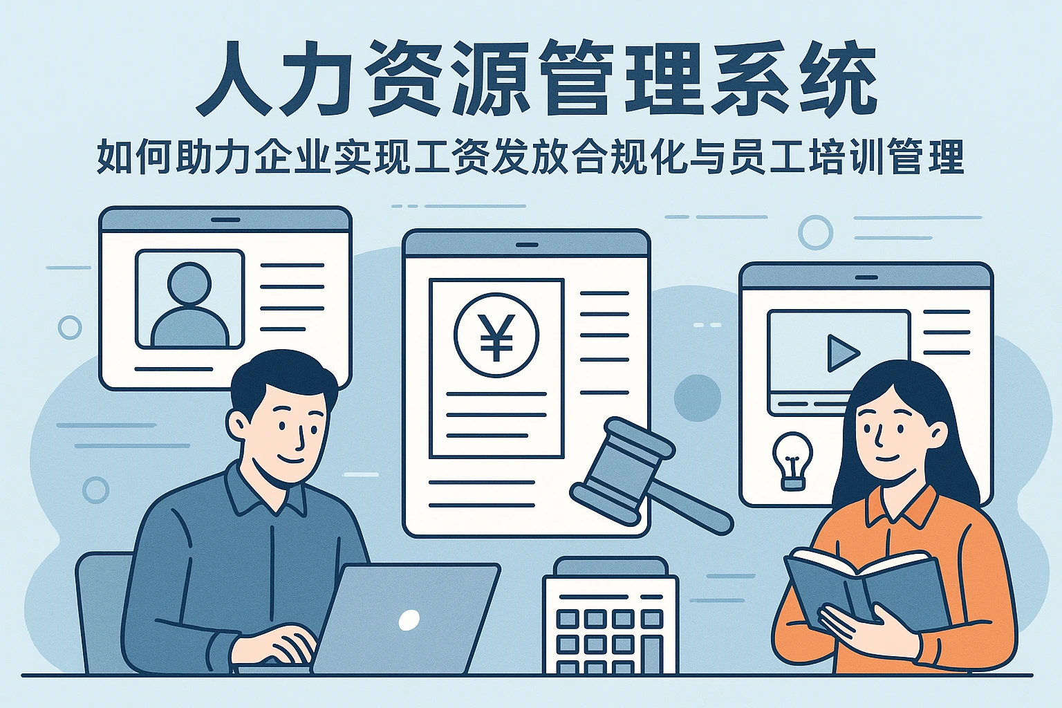 人力资源管理系统如何助力企业实现工资发放合规化与员工培训管理