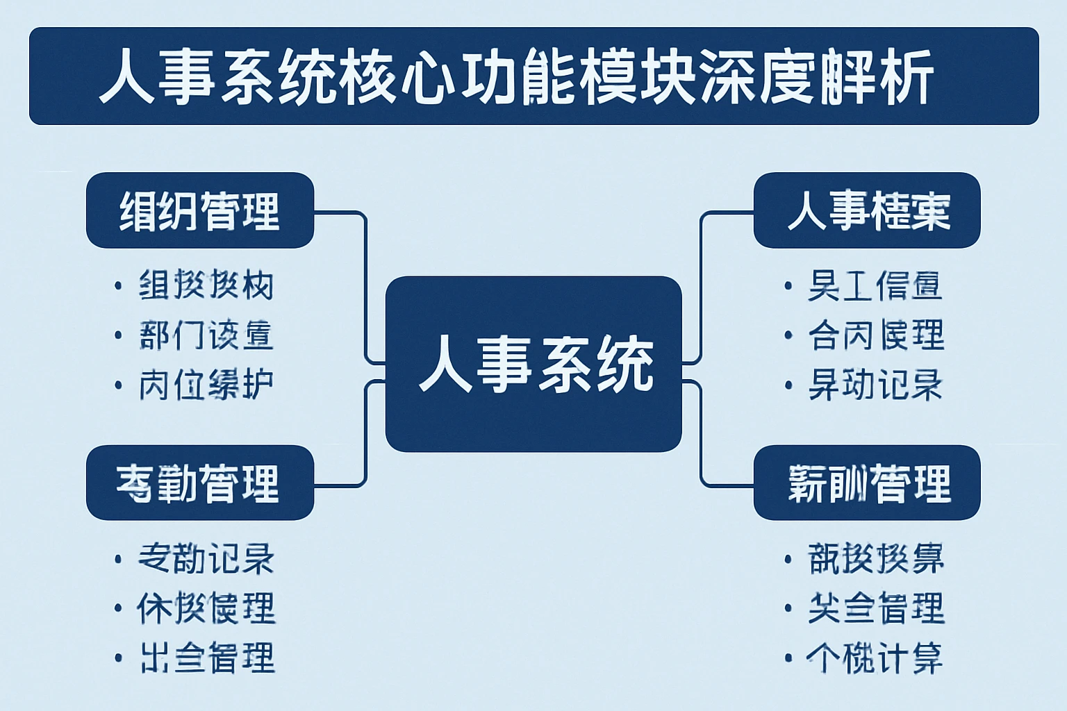 人事系统核心功能模块深度解析