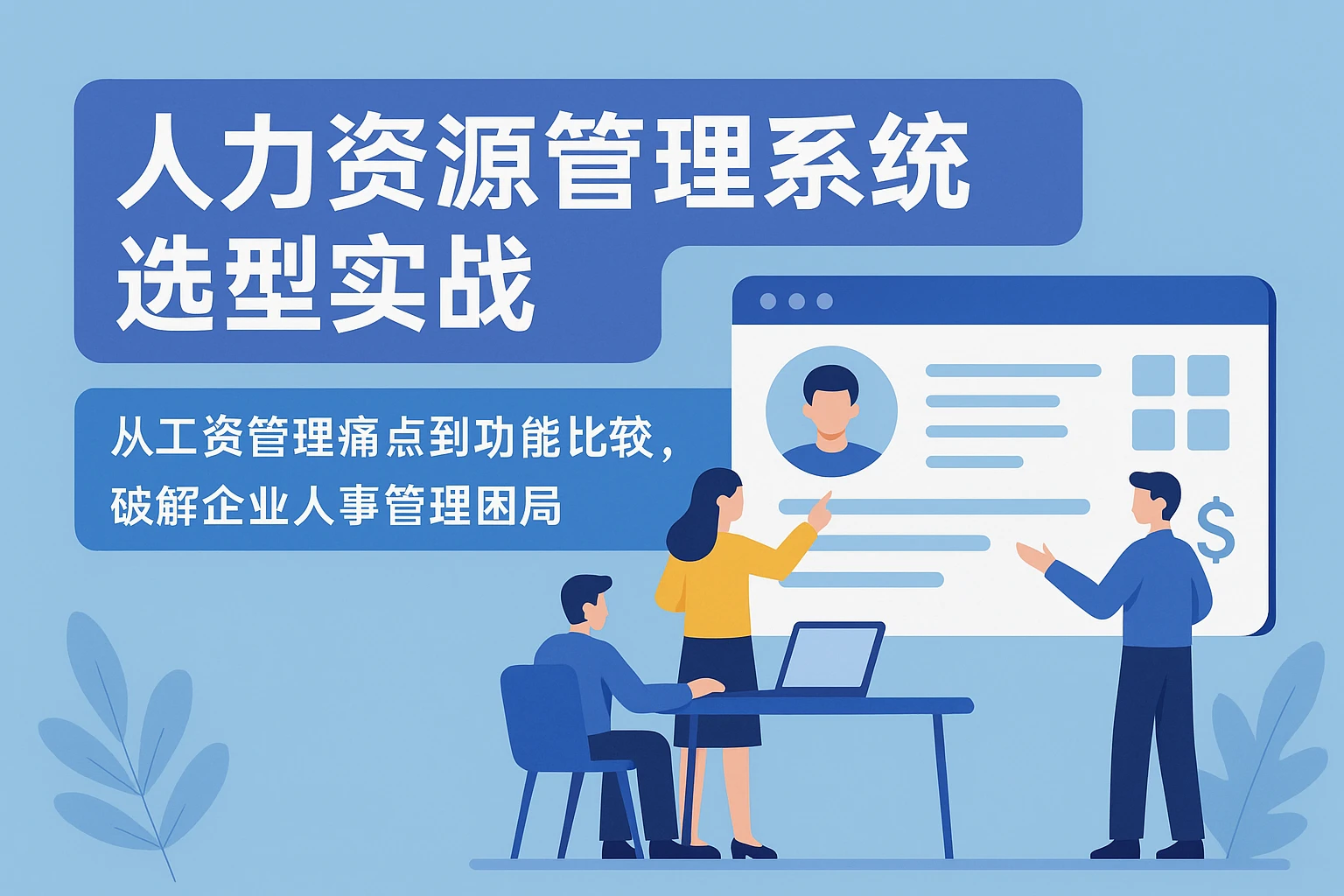 人力资源管理系统选型实战:从工资管理痛点到功能比较,破解企业人事管理困局