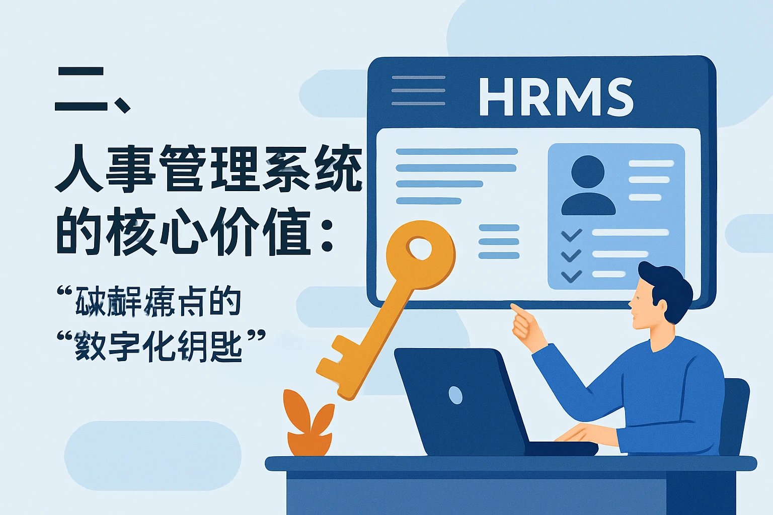二、人事管理系统的核心价值：破解痛点的“数字化钥匙”