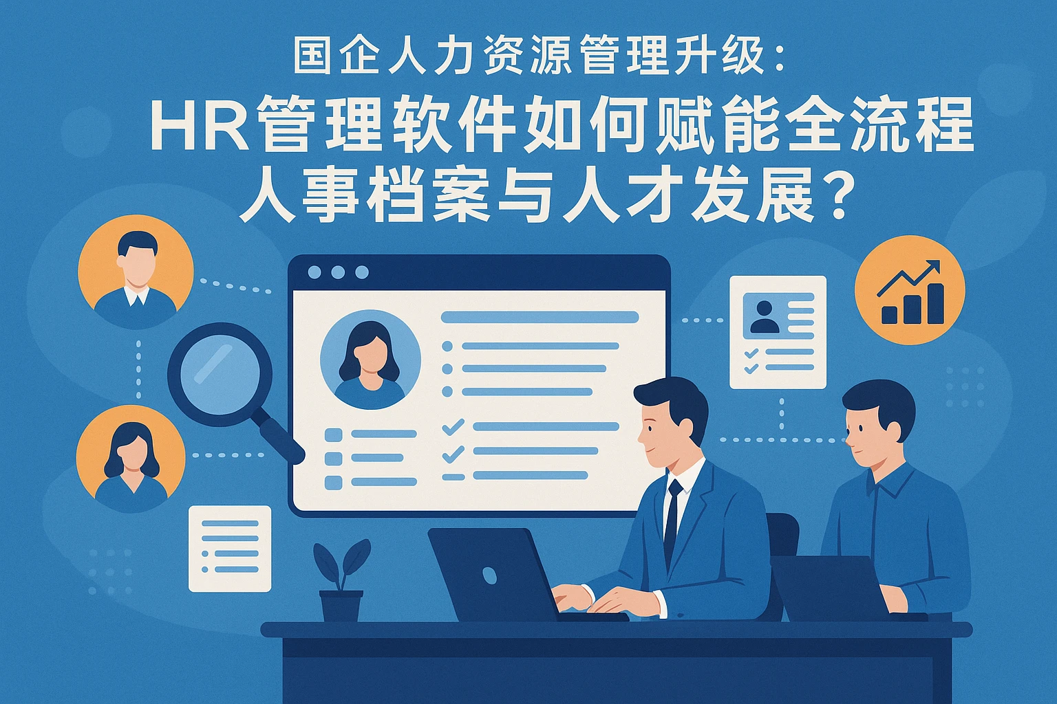 国企人力资源管理升级：HR管理软件如何赋能全流程人事档案与人才发展？
