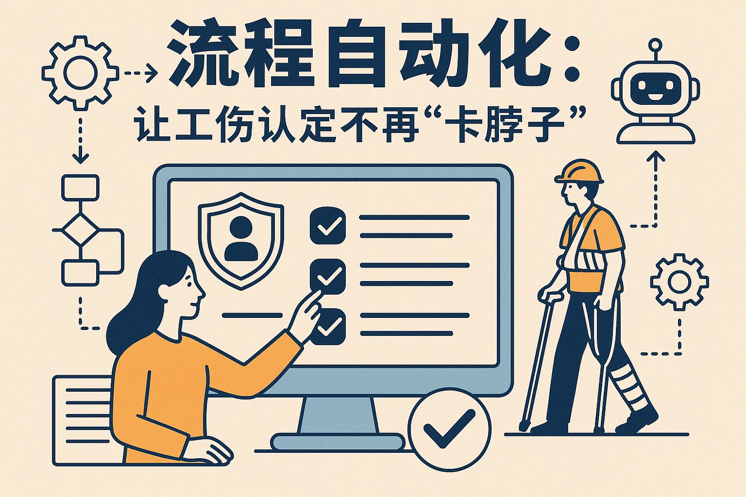 1. 流程自动化:让工伤认定不再“卡脖子”