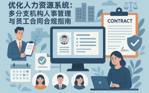 优化人力资源系统：多分支机构人事管理与员工合同合规指南