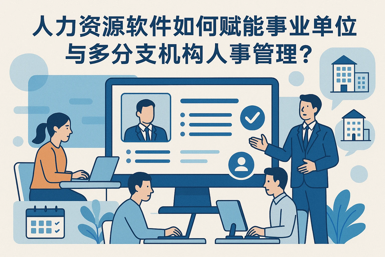 人力资源软件如何赋能事业单位与多分支机构人事管理？