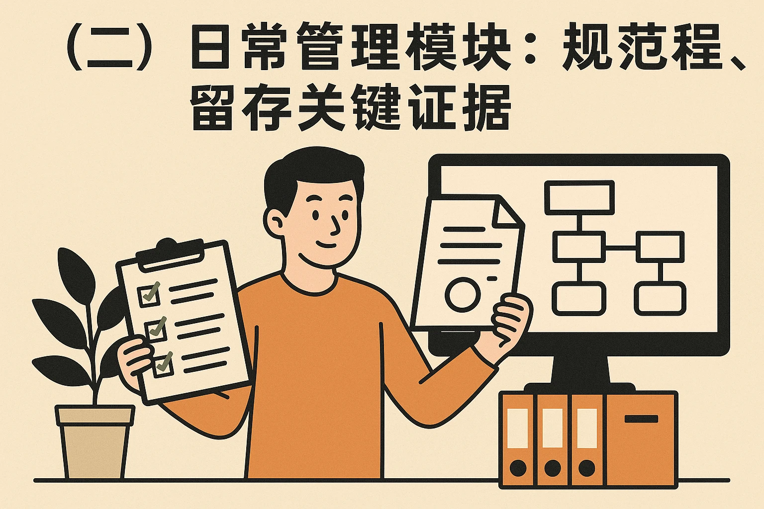 （二）日常管理模块：规范流程，留存关键证据