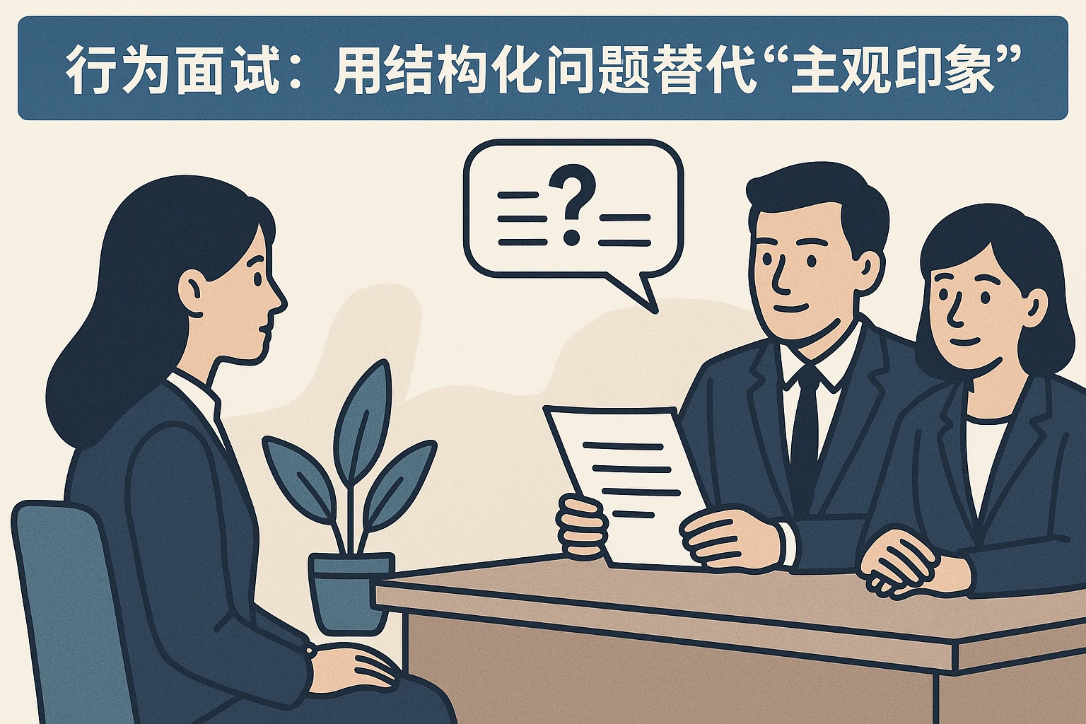 2. 行为面试：用结构化问题替代“主观印象”