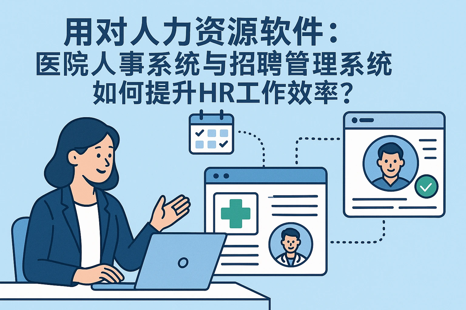 用对人力资源软件：医院人事系统与招聘管理系统如何提升HR工作效率？