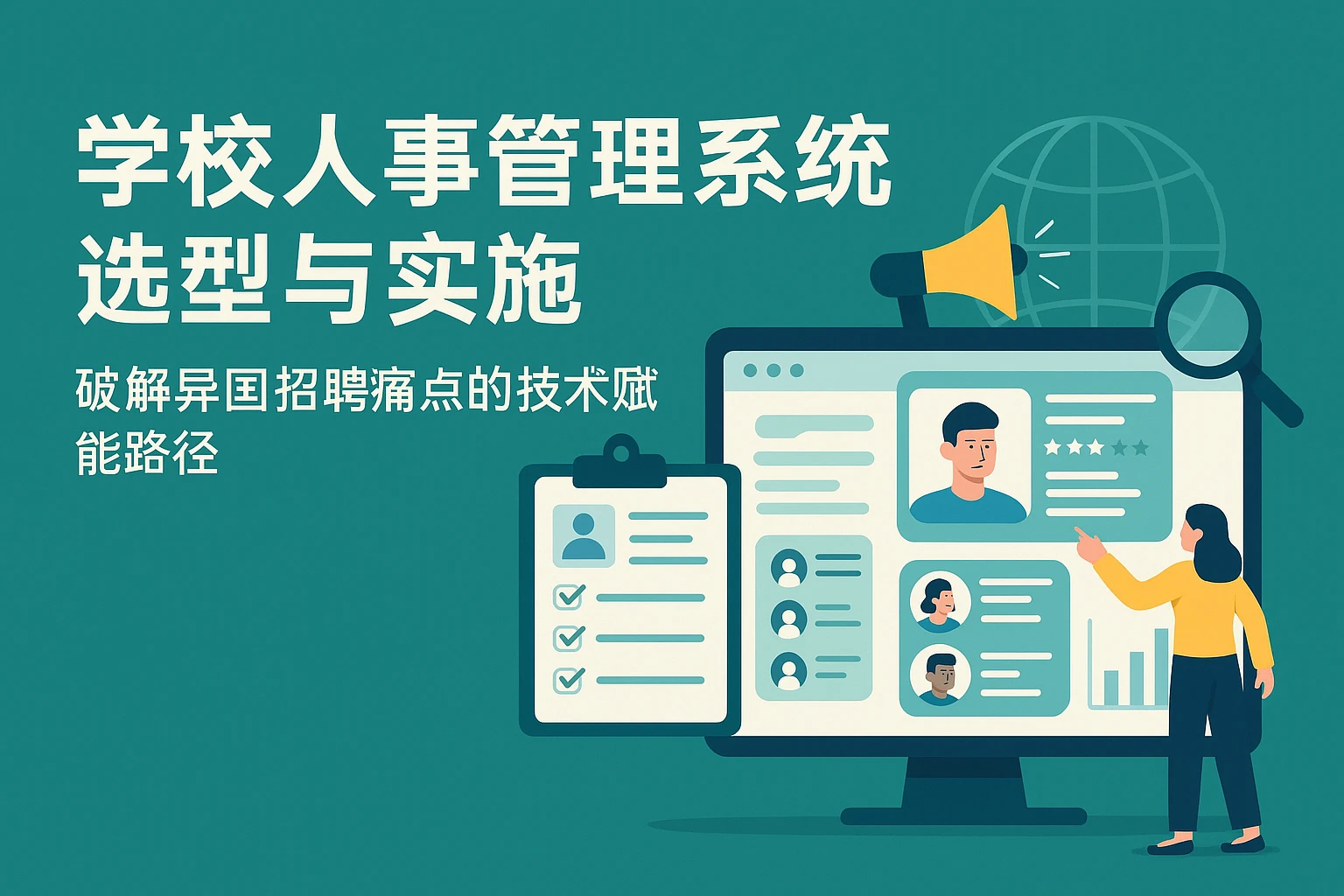 学校人事管理系统选型与实施：破解异国招聘痛点的技术赋能路径