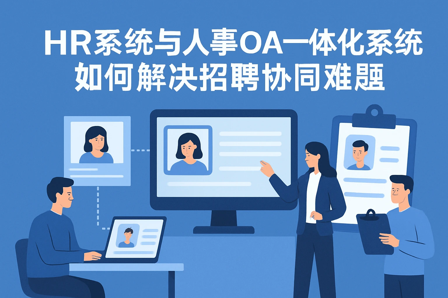 HR系统与人事OA一体化系统如何解决招聘协同难题