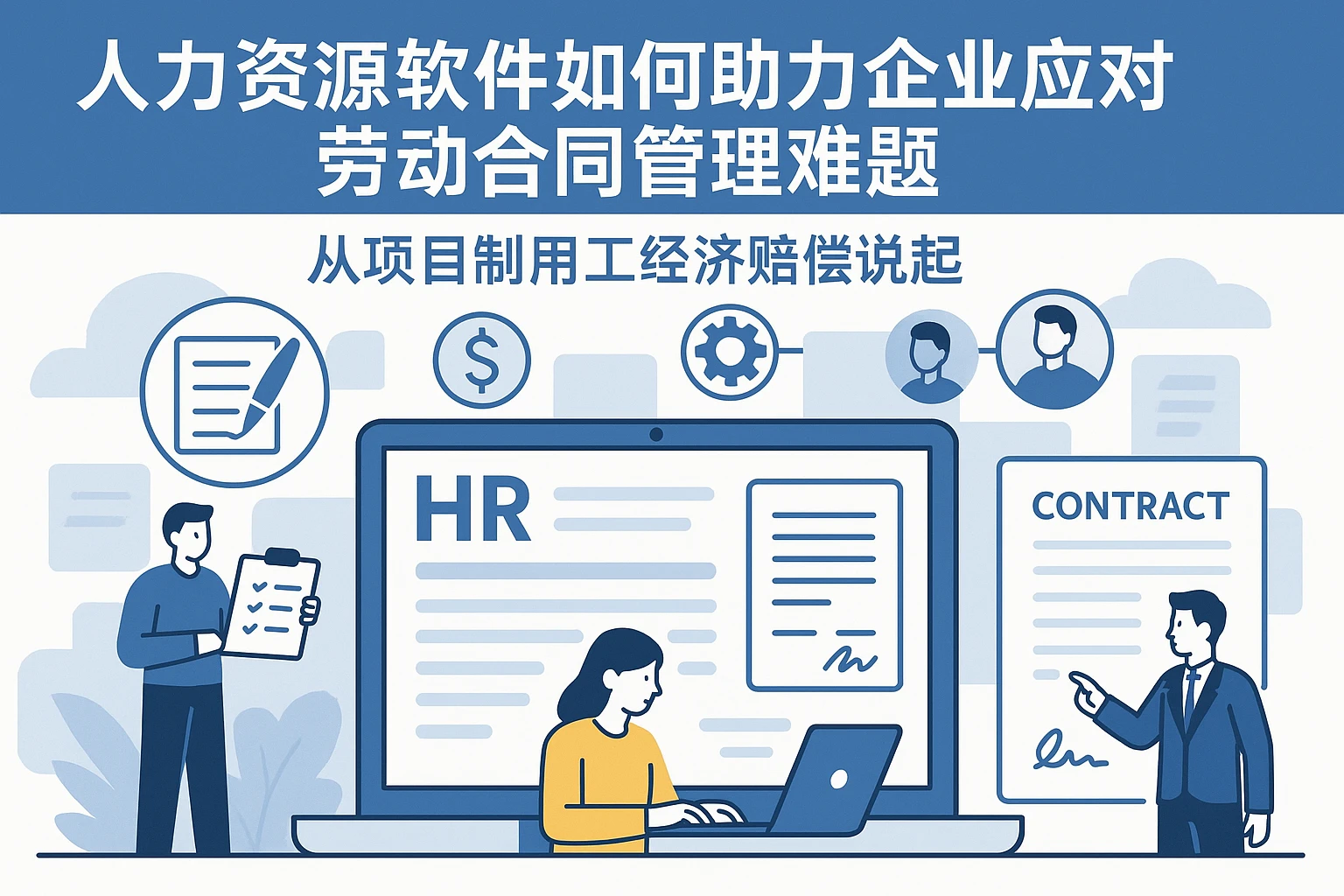 人力资源软件如何助力企业应对劳动合同管理难题——从项目制用工经济赔偿说起