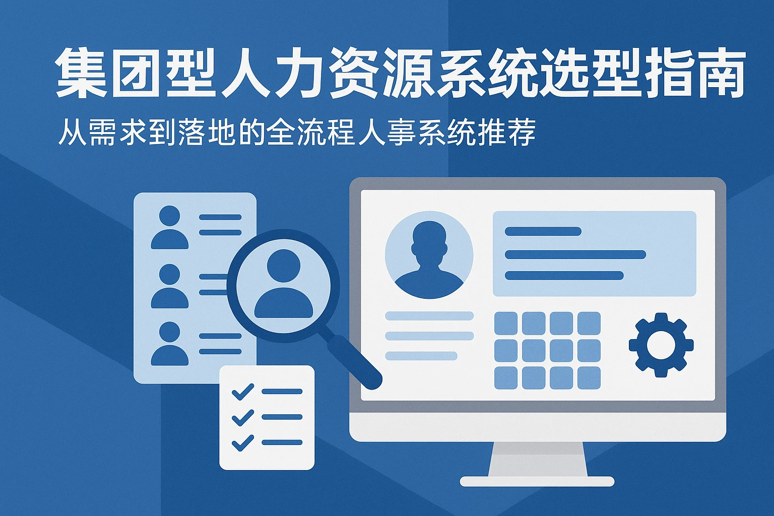 集团型人力资源系统选型指南:从需求到落地的全流程人事系统推荐