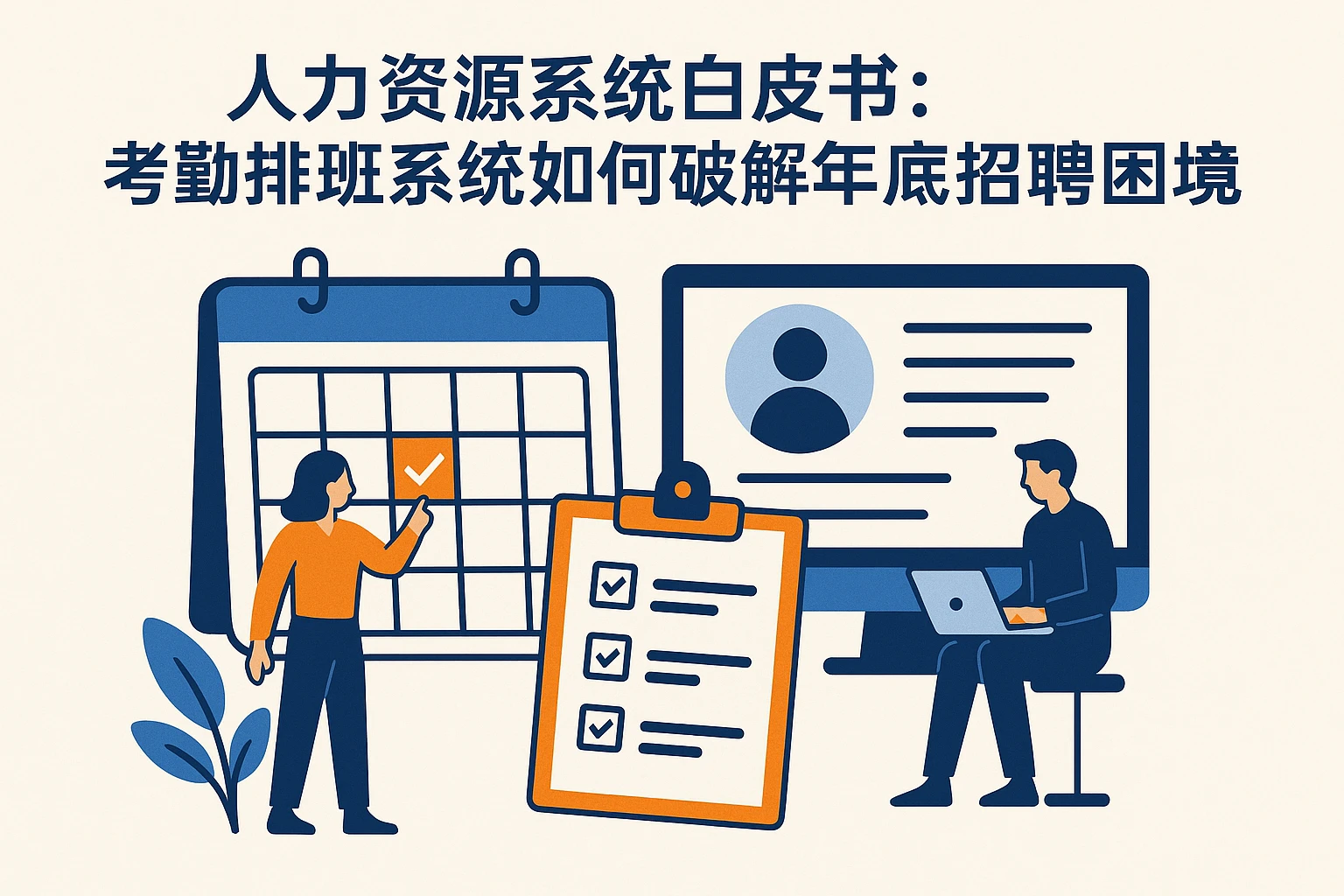 人力资源系统白皮书：考勤排班系统如何破解年底招聘困境