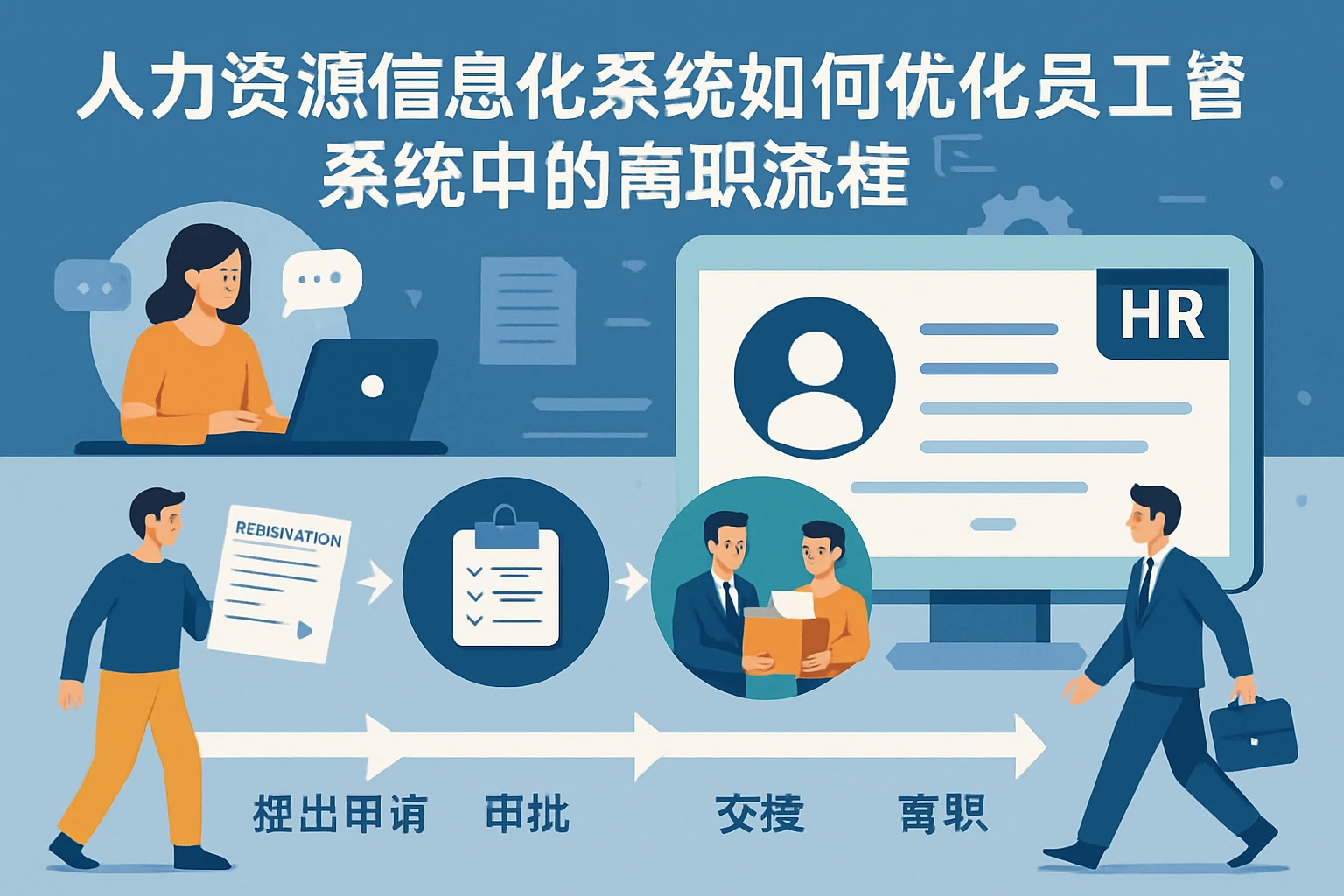 人力资源信息化系统如何优化员工管理系统中的离职流程