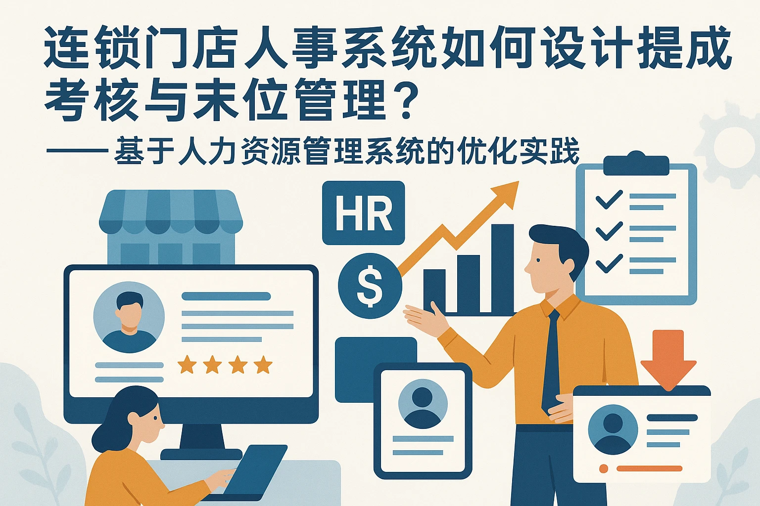 连锁门店人事系统如何设计提成考核与末位管理?——基于人力资源管理系统的优化实践