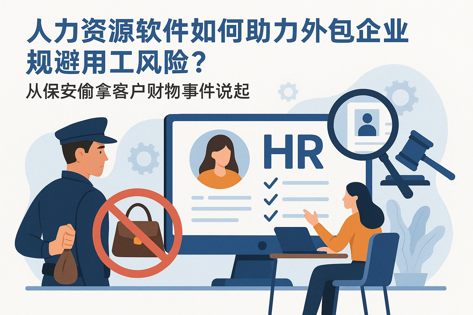 人力资源软件如何助力外包企业规避用工风险？从保安偷拿客户财物事件说起