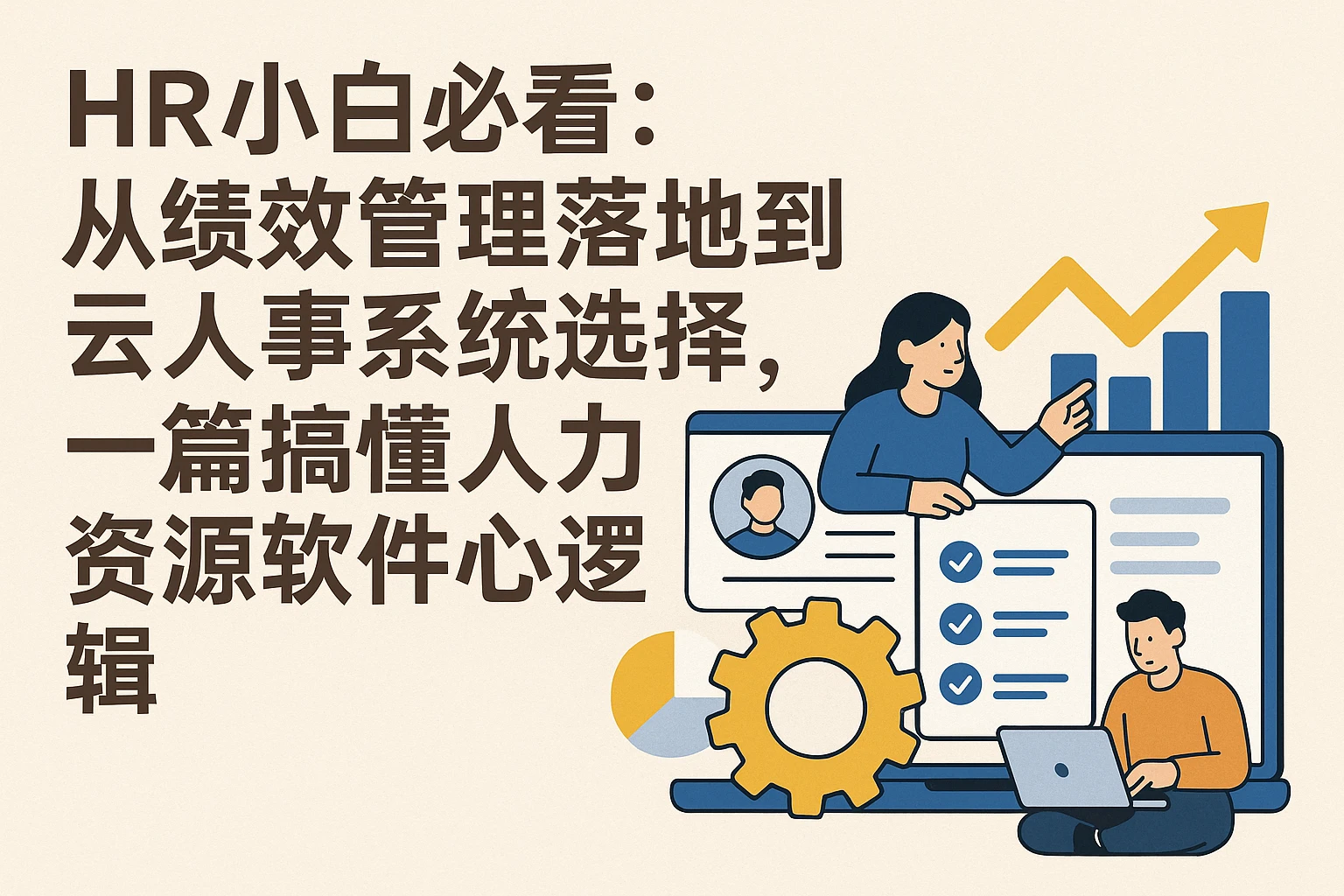 HR小白必看:从绩效管理落地到云人事系统选择,一篇搞懂人力资源软件核心逻辑