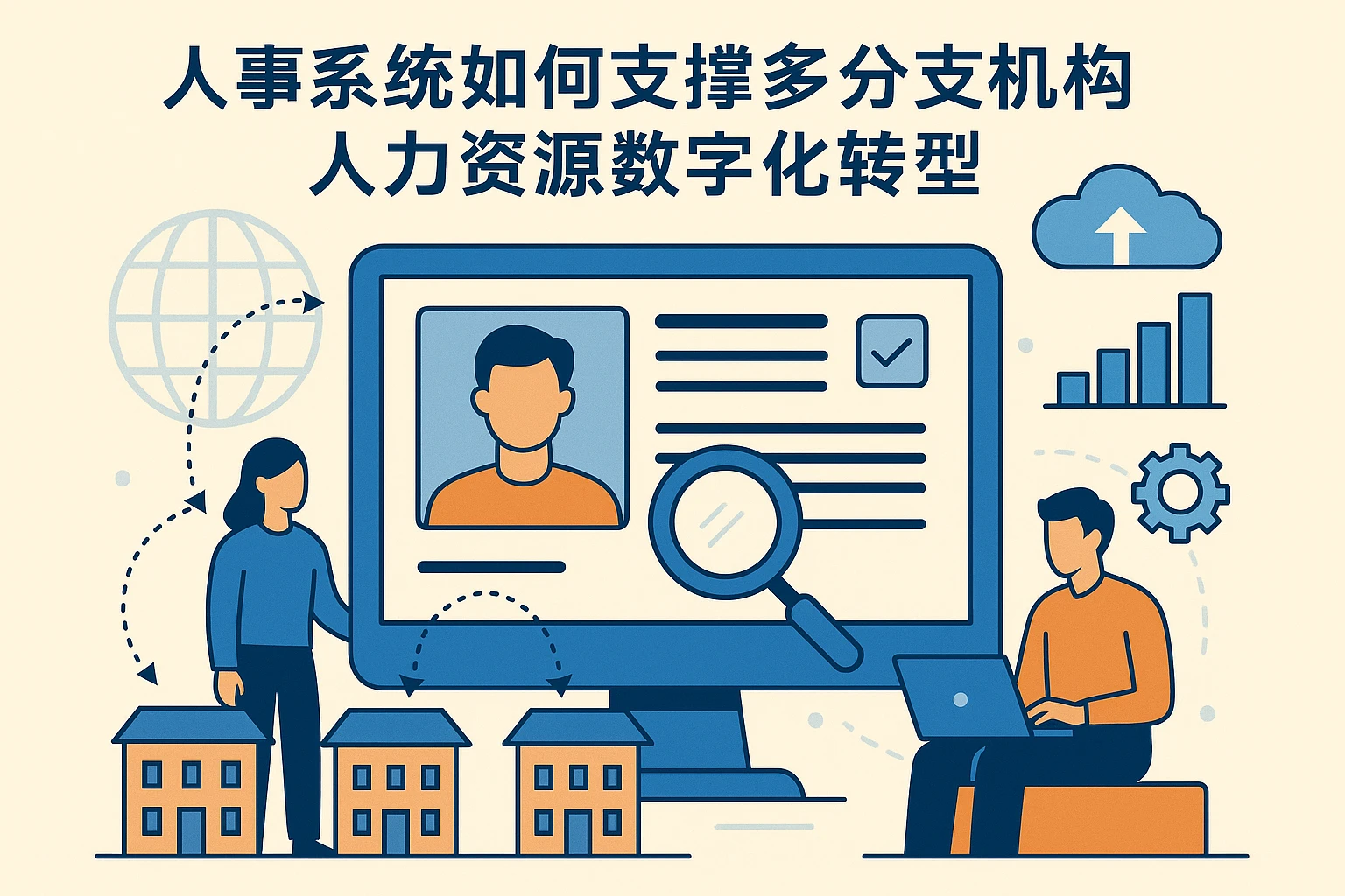 人事系统如何支撑多分支机构人力资源数字化转型