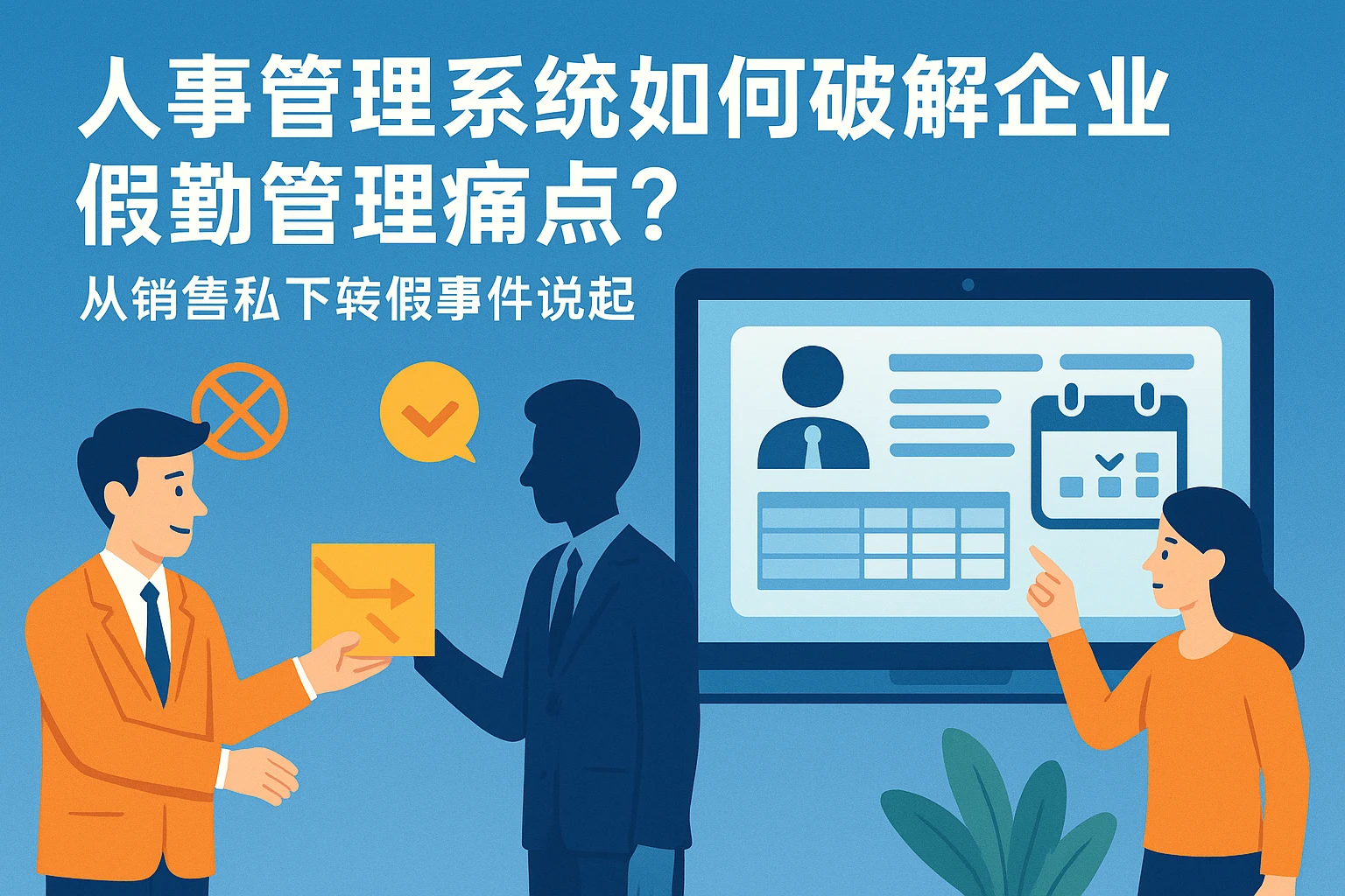 人事管理系统如何破解企业假勤管理痛点?从销售私下转假事件说起