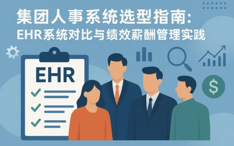 集团人事系统选型指南：EHR系统对比与绩效薪酬管理实践