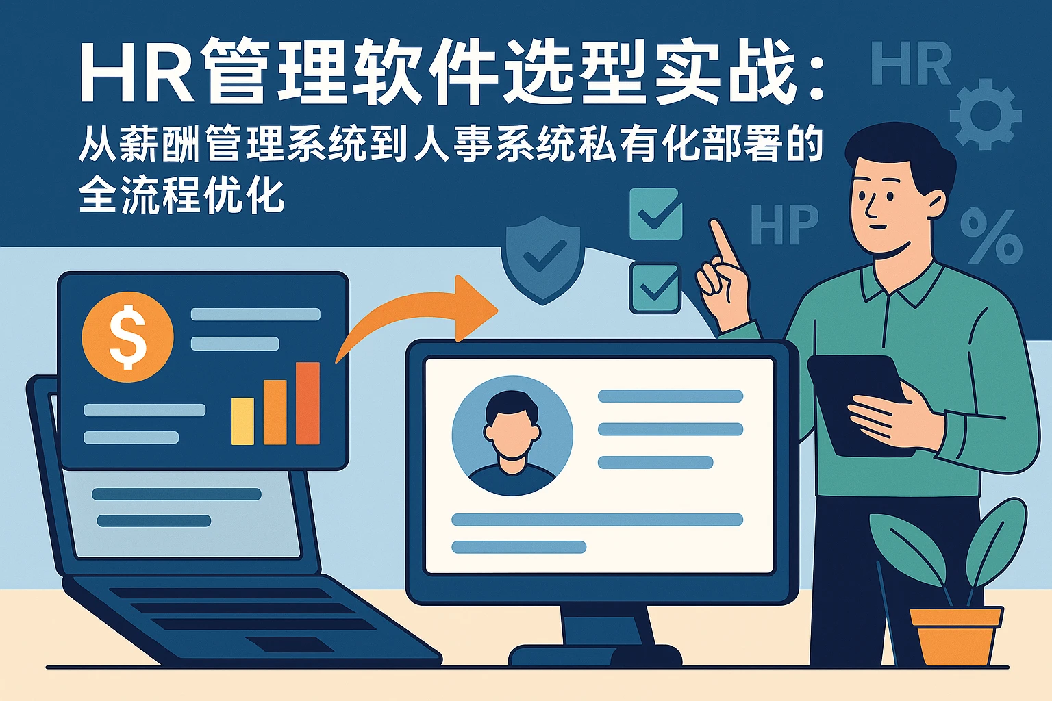HR管理软件选型实战：从薪酬管理系统到人事系统私有化部署的全流程优化