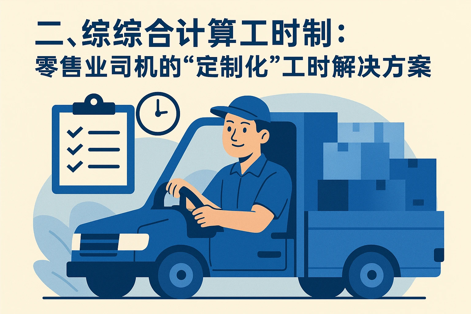 二、综合计算工时制：零售业司机的“定制化”工时解决方案
