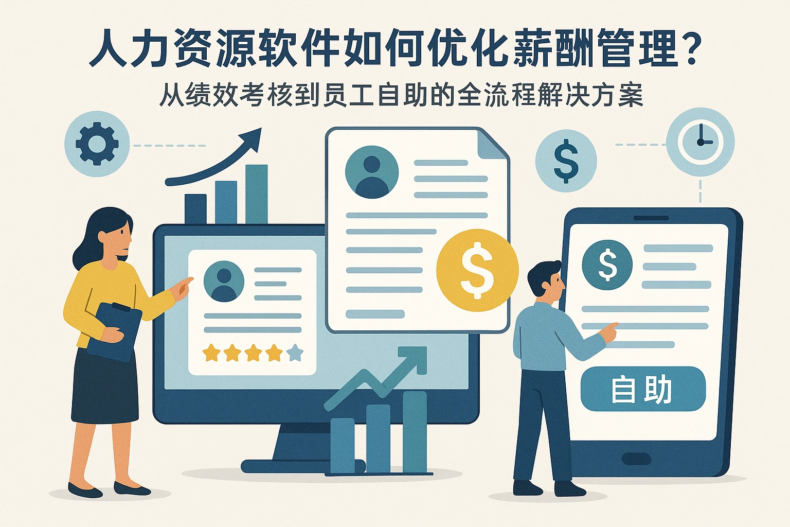 人力资源软件如何优化薪酬管理？从绩效考核到员工自助的全流程解决方案