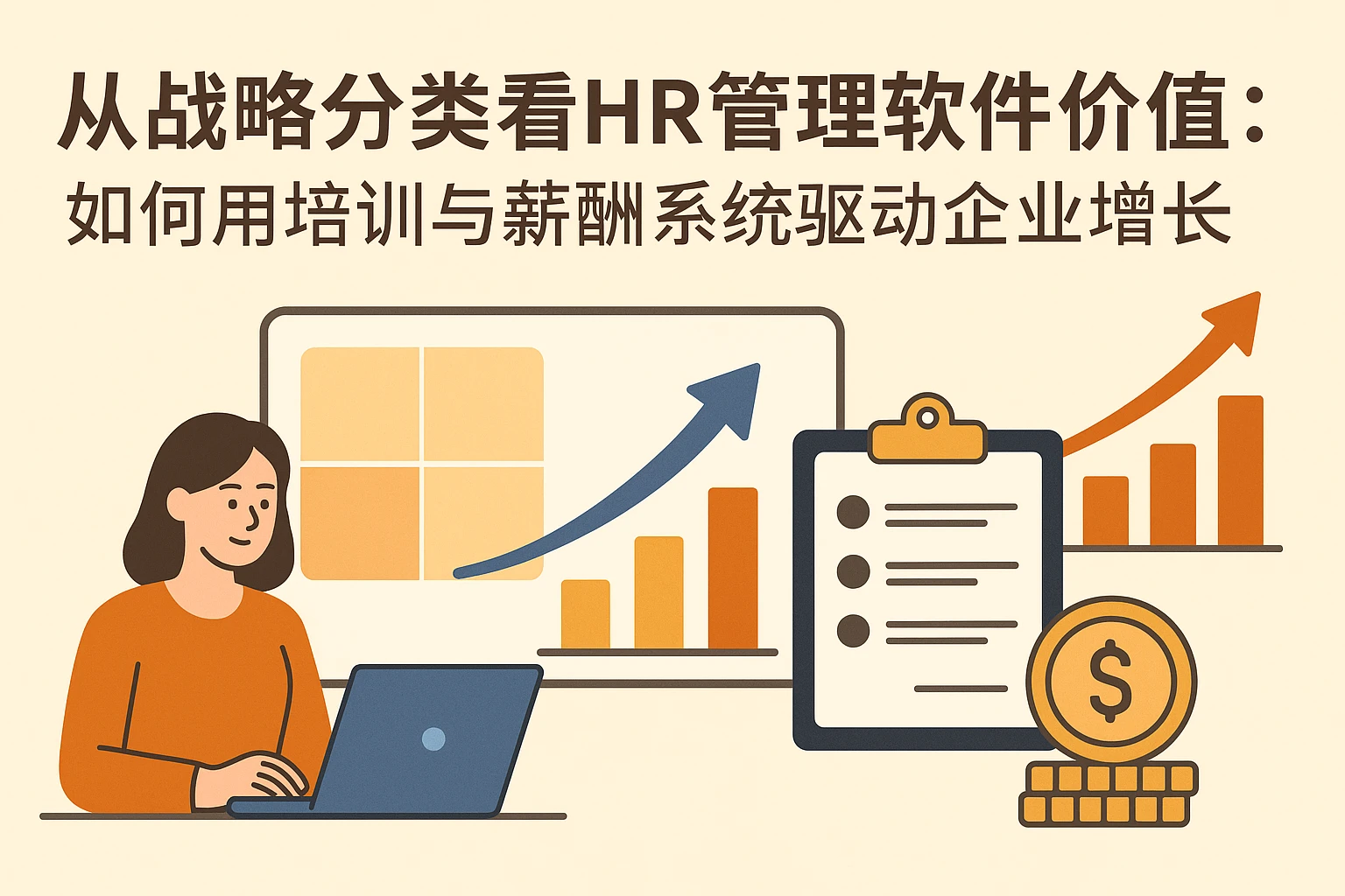 从战略分类看HR管理软件价值:如何用培训与薪酬系统驱动企业增长