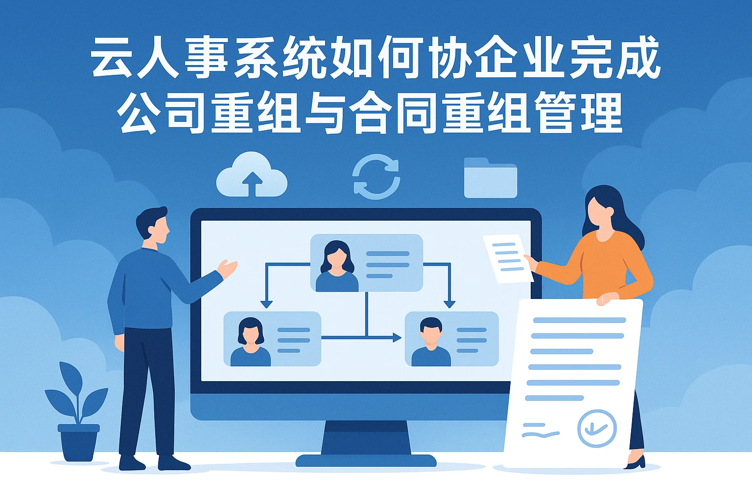 云人事系统如何协助企业完成公司重组与合同转移的智能化管理