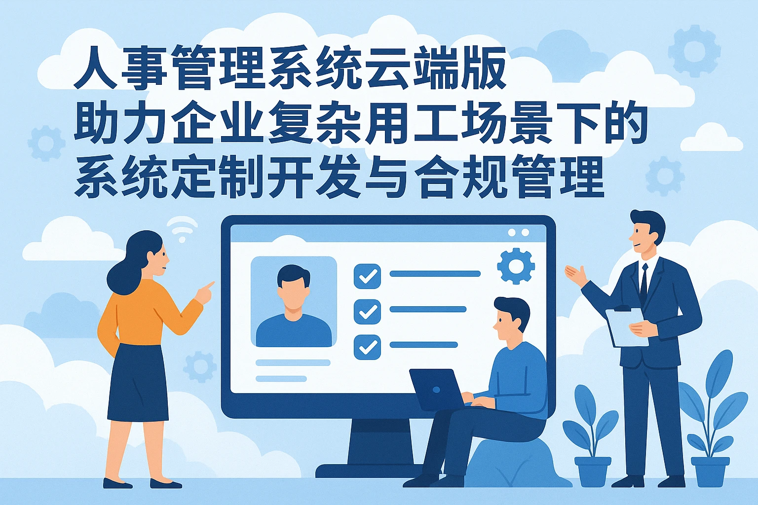 人事管理系统云端版助力企业复杂用工场景下的系统定制开发与合规管理