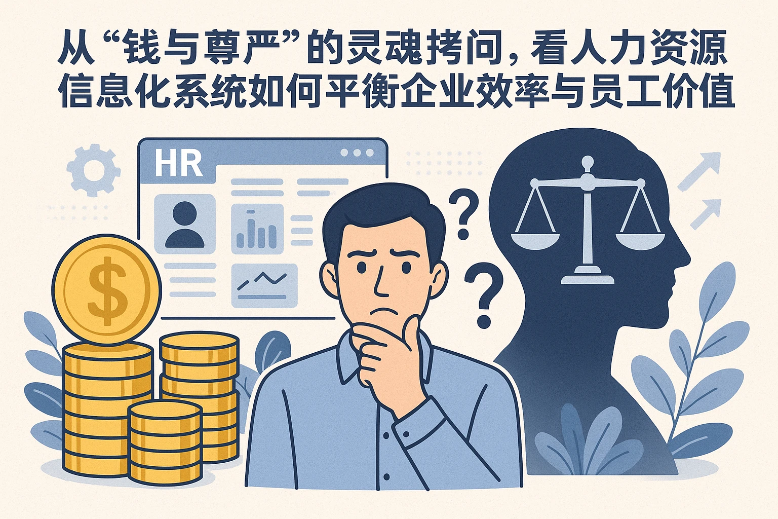 从“钱与尊严”的灵魂拷问，看人力资源信息化系统如何平衡企业效率与员工价值