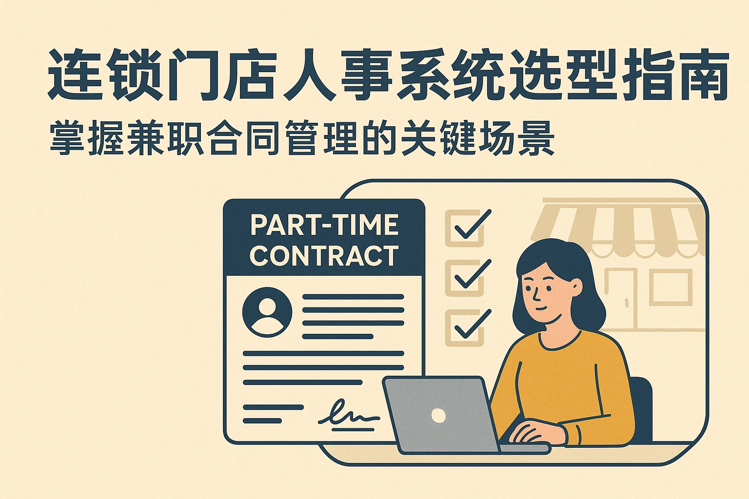 连锁门店人事系统选型指南:掌握兼职合同管理的关键场景