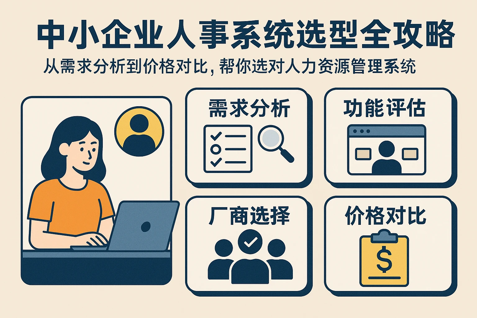 中小企业人事系统选型全攻略：从需求分析到价格对比，帮你选对人力资源管理系统