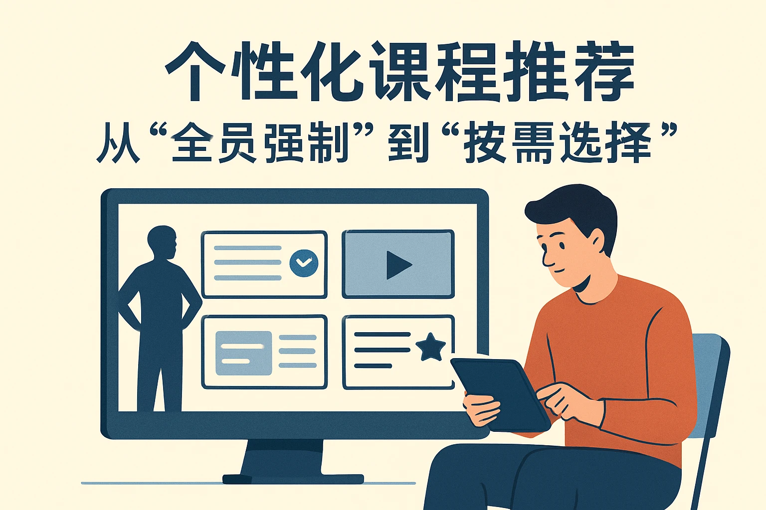 2. 个性化课程推荐:从“全员强制”到“按需选择”