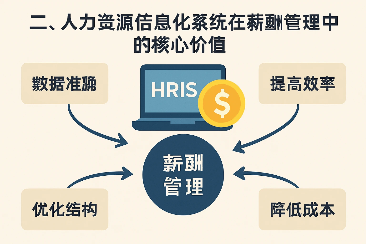 二、人力资源信息化系统在薪酬管理中的核心价值