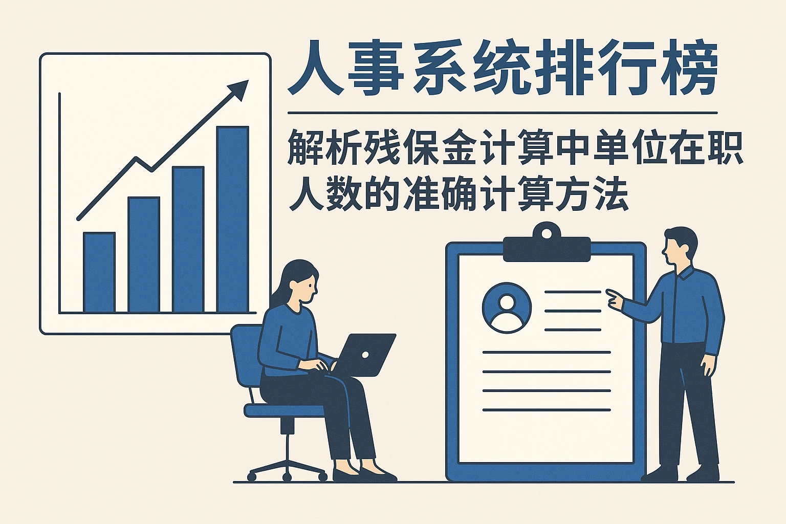 人事系统排行榜：解析残保金计算中单位在职人数的准确计算方法