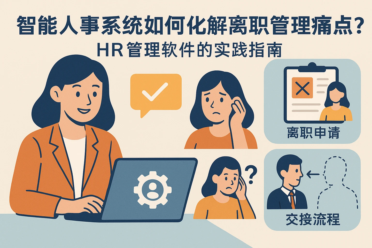智能人事系统如何化解离职管理痛点？HR管理软件的实践指南