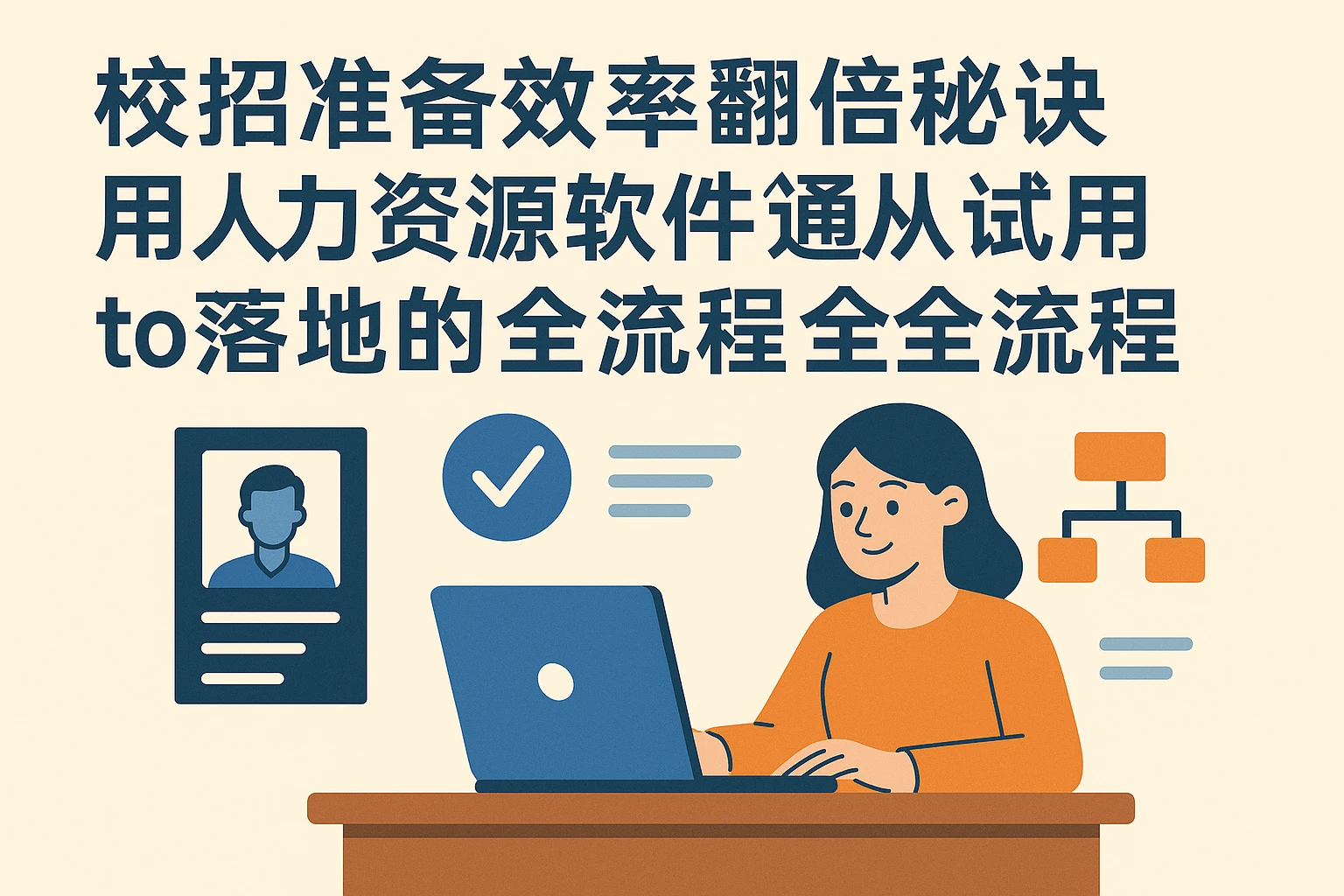 校招准备效率翻倍秘诀：用人力资源软件打通从试用 to 落地的全流程
