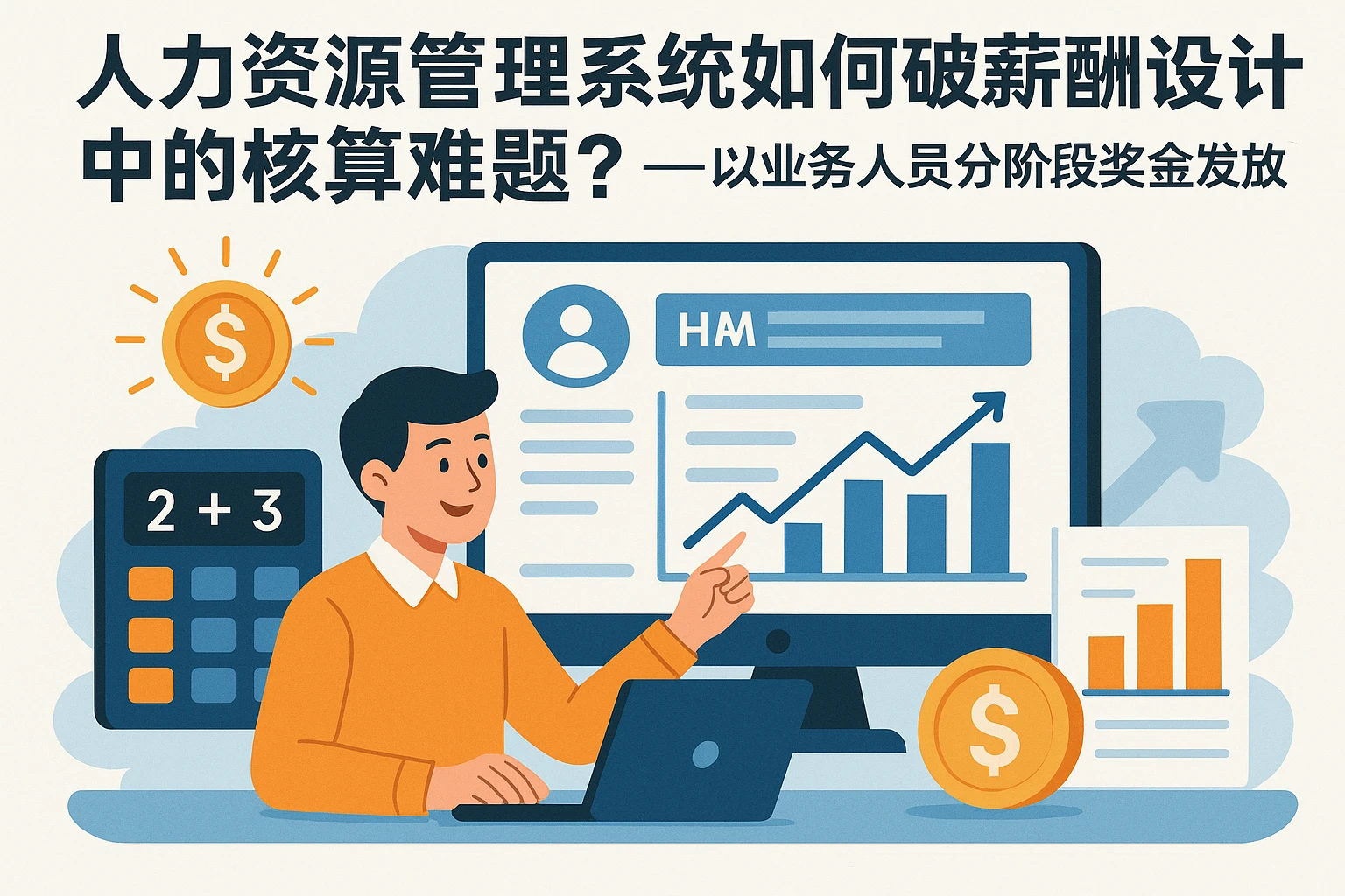 人力资源管理系统如何破解薪酬设计中的核算难题？——以业务人员分阶段奖金发放为例