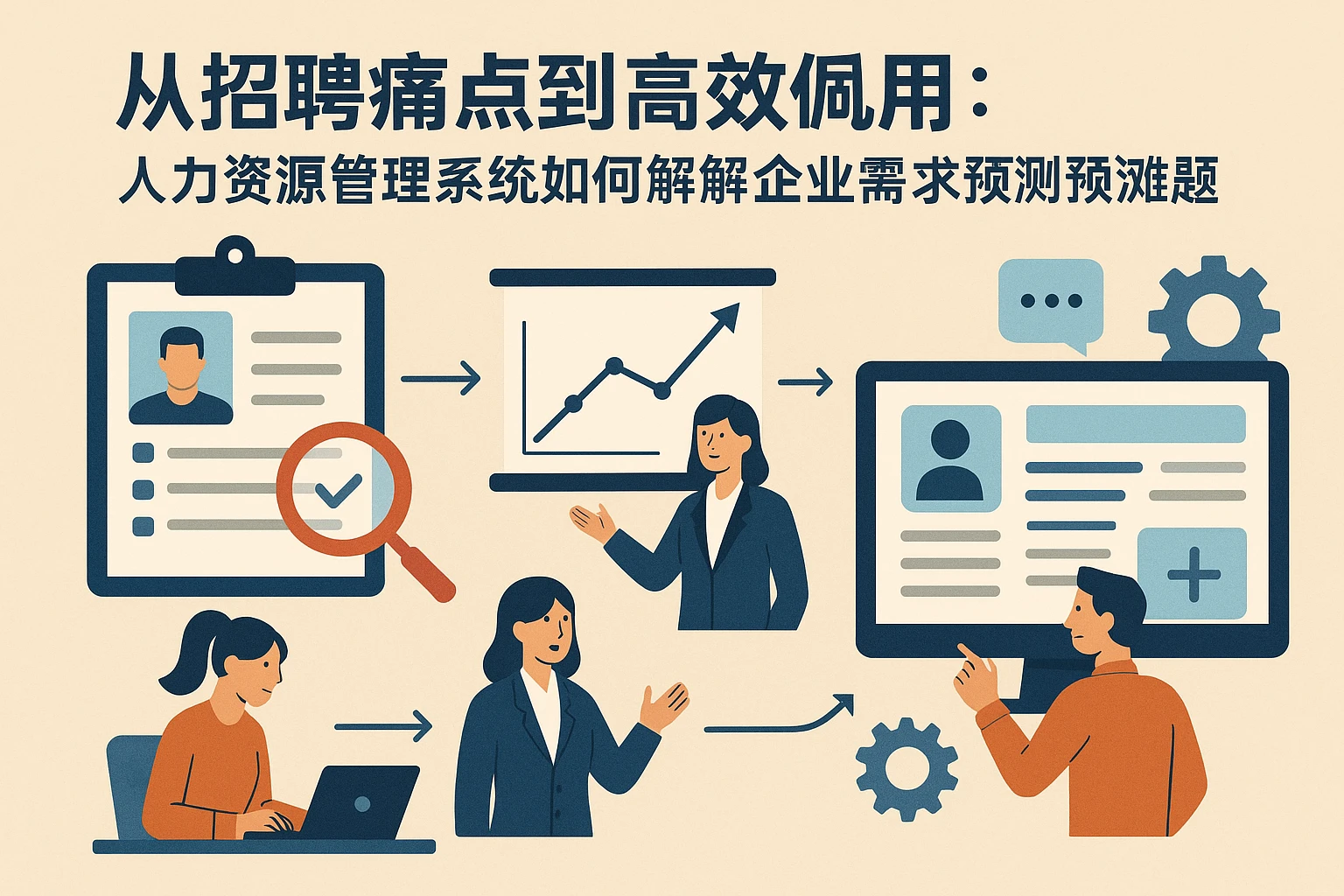 从招聘痛点到高效协同:人力资源管理系统如何破解企业需求预测难题