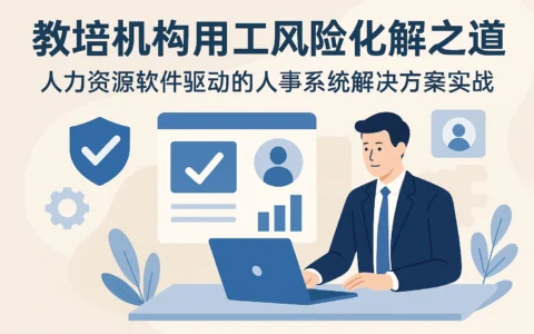 教培机构用工风险化解之道：人力资源软件驱动的人事系统解决方案实战