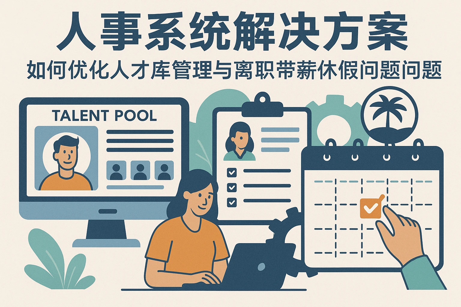 人事系统解决方案如何优化人才库管理与离职带薪休假问题