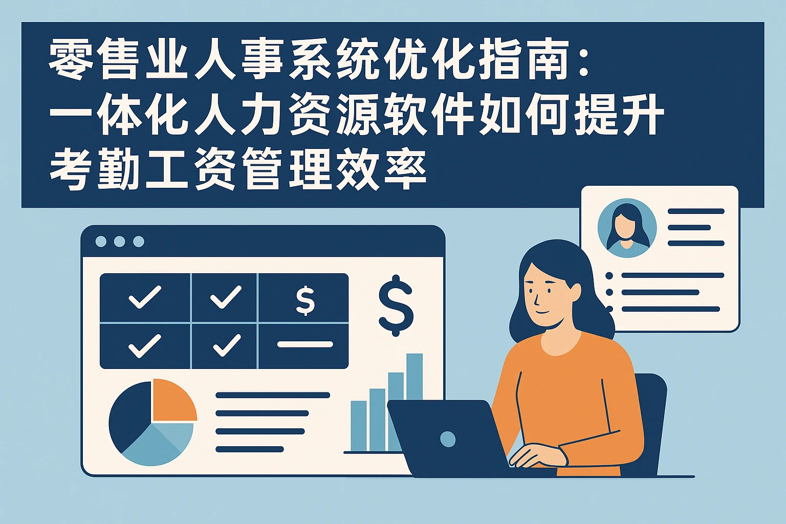 零售业人事系统优化指南:一体化人力资源软件如何提升考勤工资管理效率