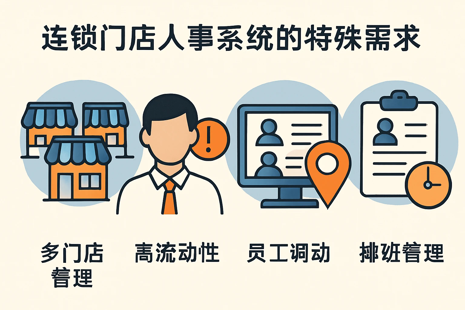 连锁门店人事系统的特殊需求