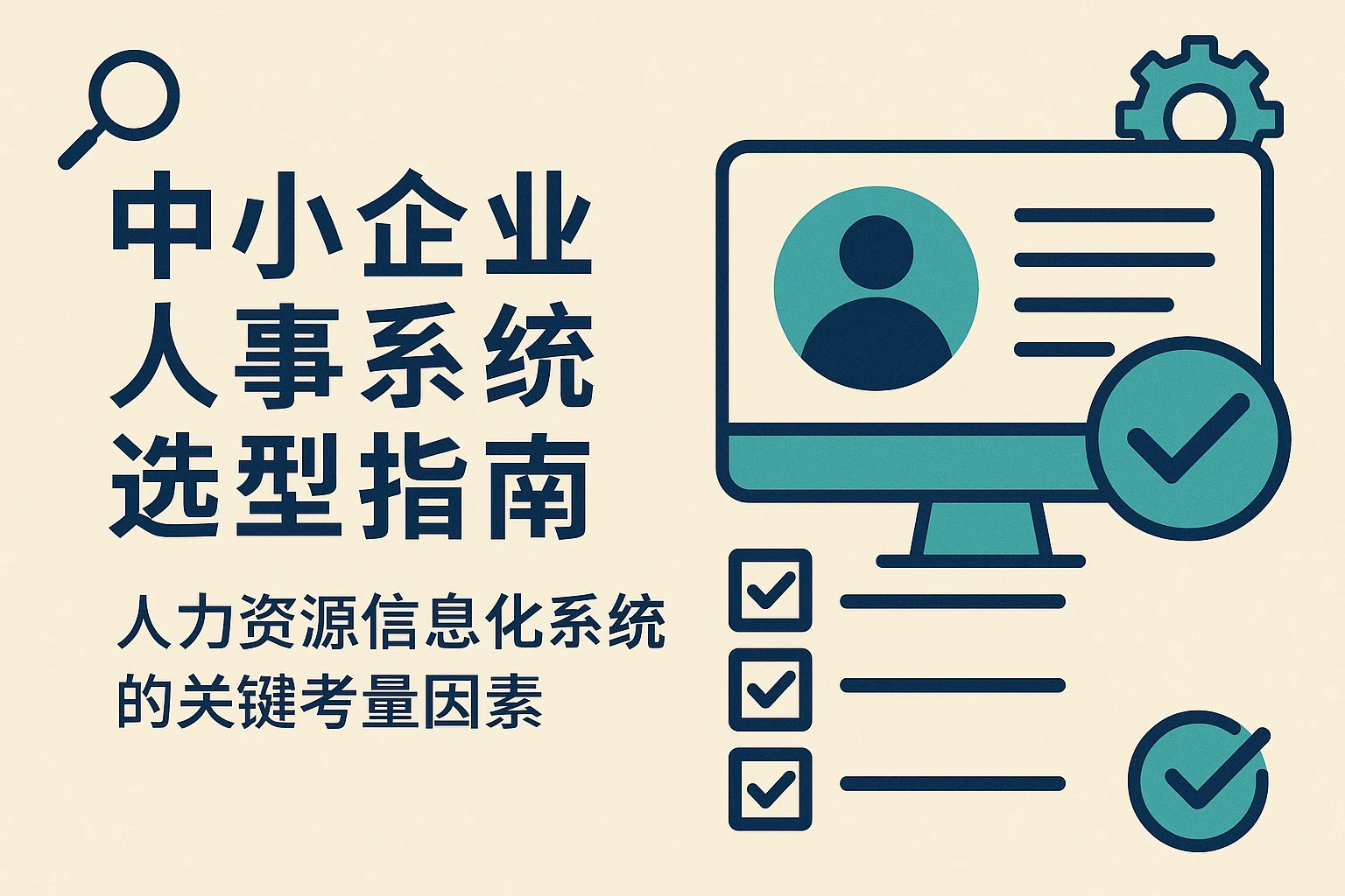中小企业人事系统选型指南:人力资源信息化系统的关键考量因素