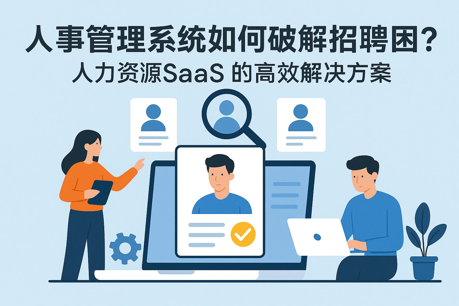 人事管理系统如何破解招聘困局？人力资源SaaS的高效解决方案