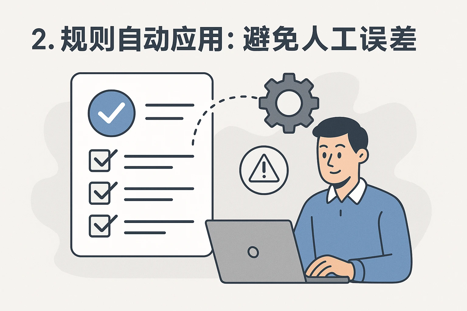 2. 规则自动应用:避免人工误差
