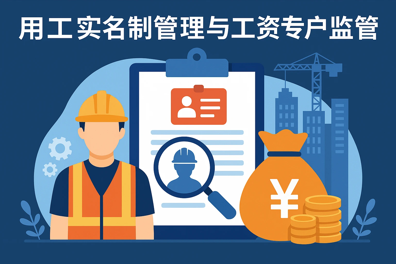 用工实名制管理与工资专户监管
